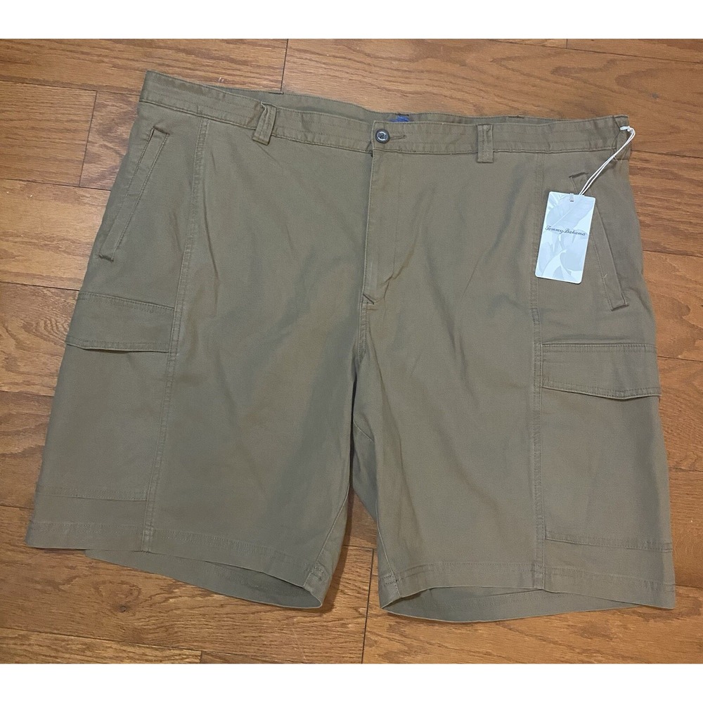 TOMMY BAHAMA Men's Shorts Boracay 10" Tan Brown Stretch New! NWT 46 RG $128